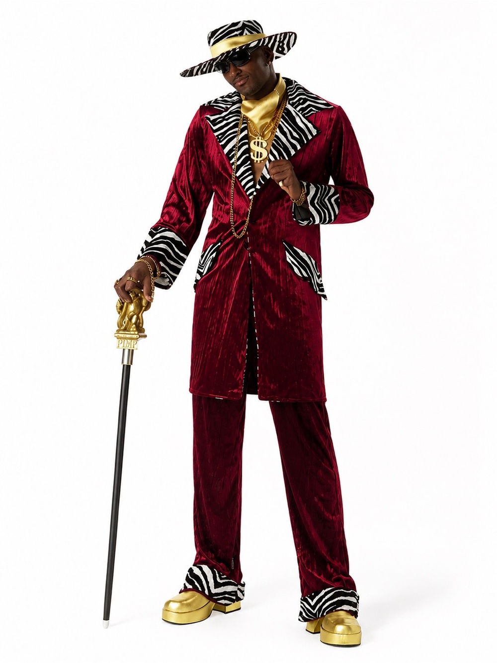 California Costume Sweet Daddy Beaujolais Adult XL Costume.